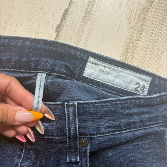 Rag & Bone Dre Slim Boyfriend Jeans Size 24 - Picture 3 of 6